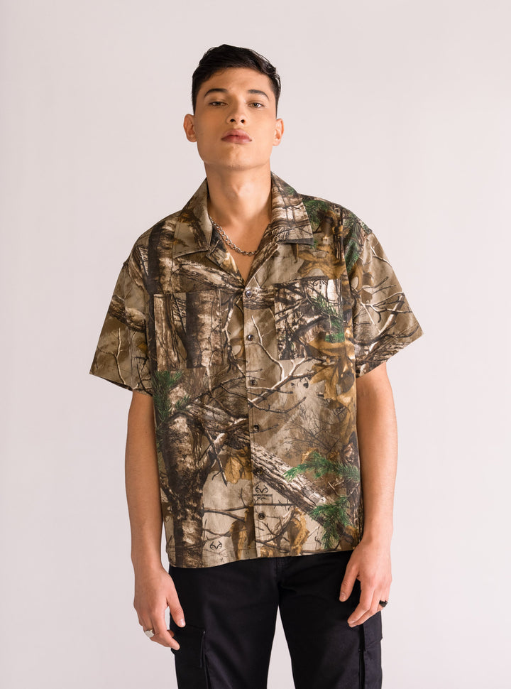 Camo Dimen Shirt , Olive Green