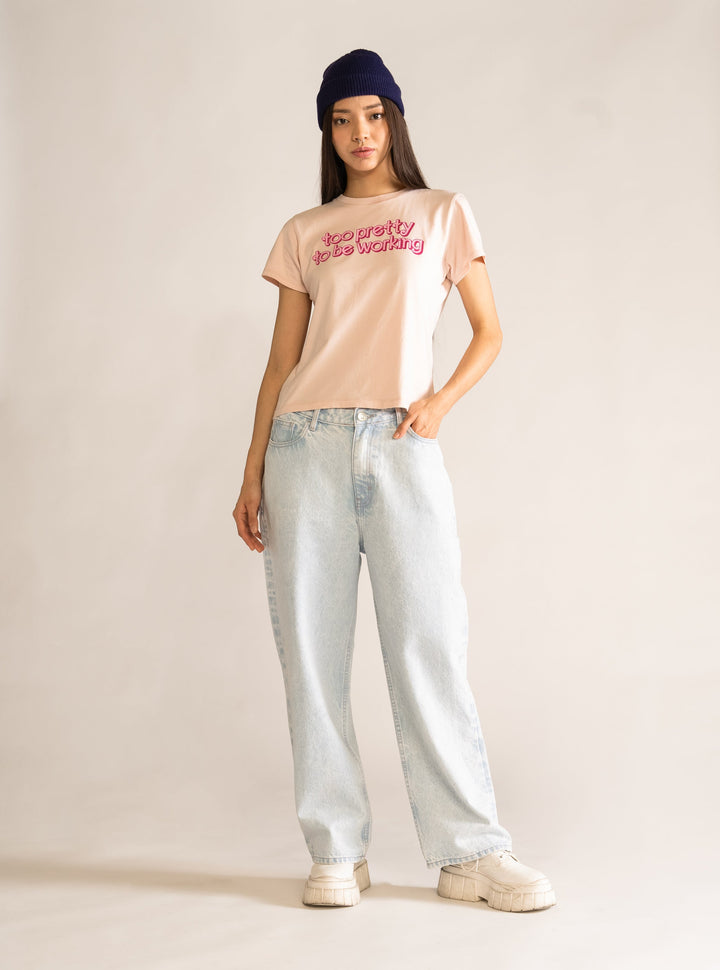 So Good Baggy Jeans, Sky Blue