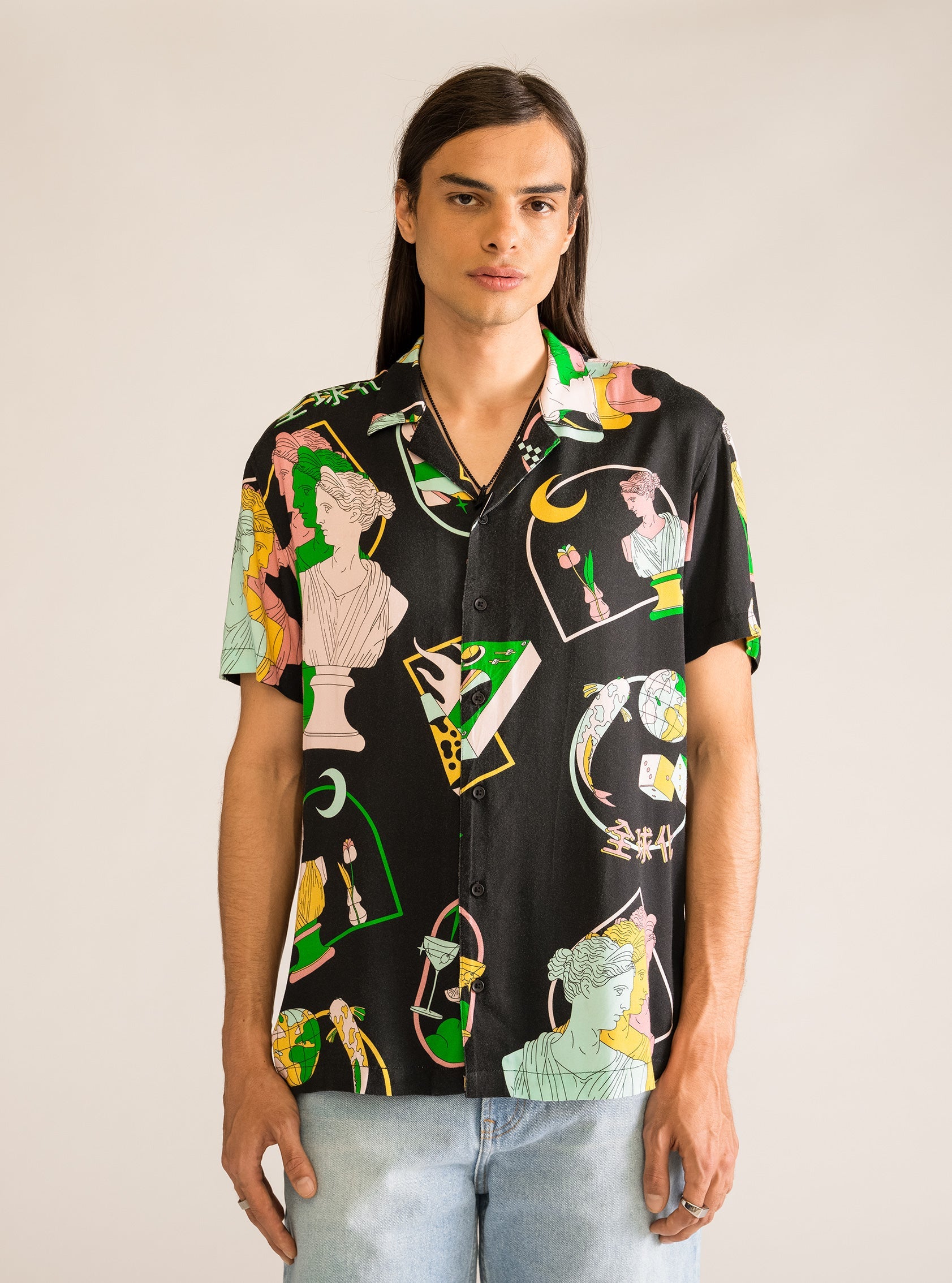 Prada - Viscose Printed Bowling Shirt