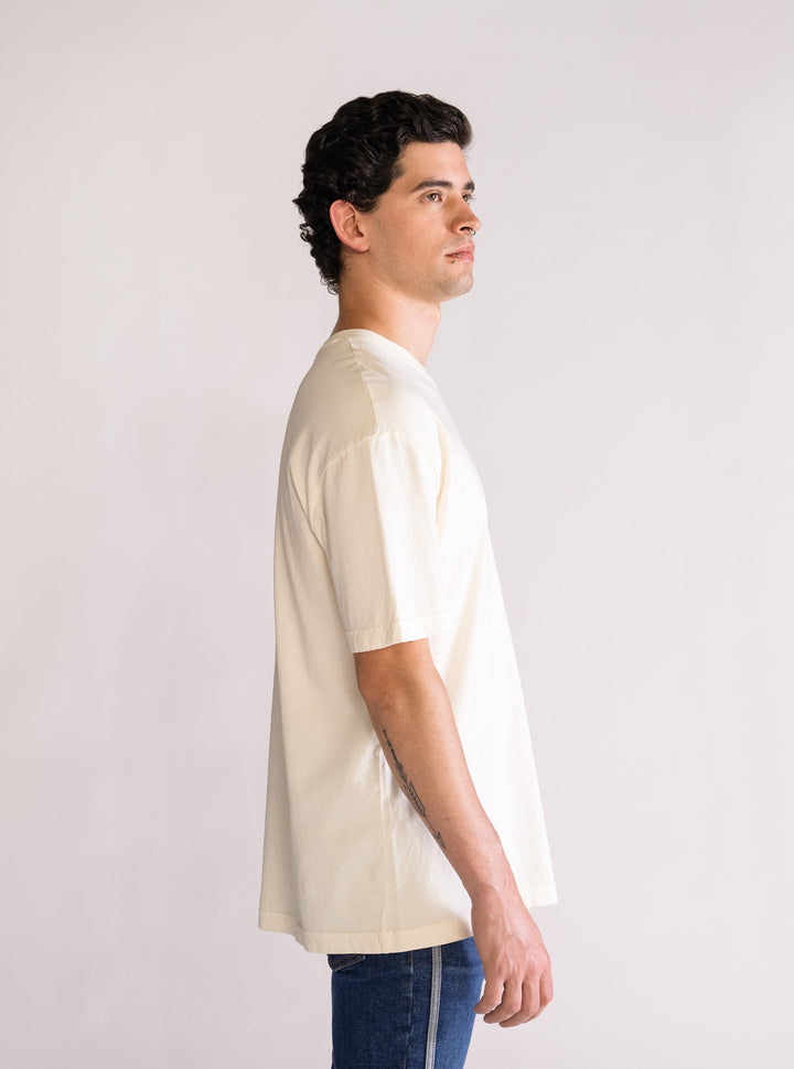 Take A Walk Drop T-Shirt, Natural Beige