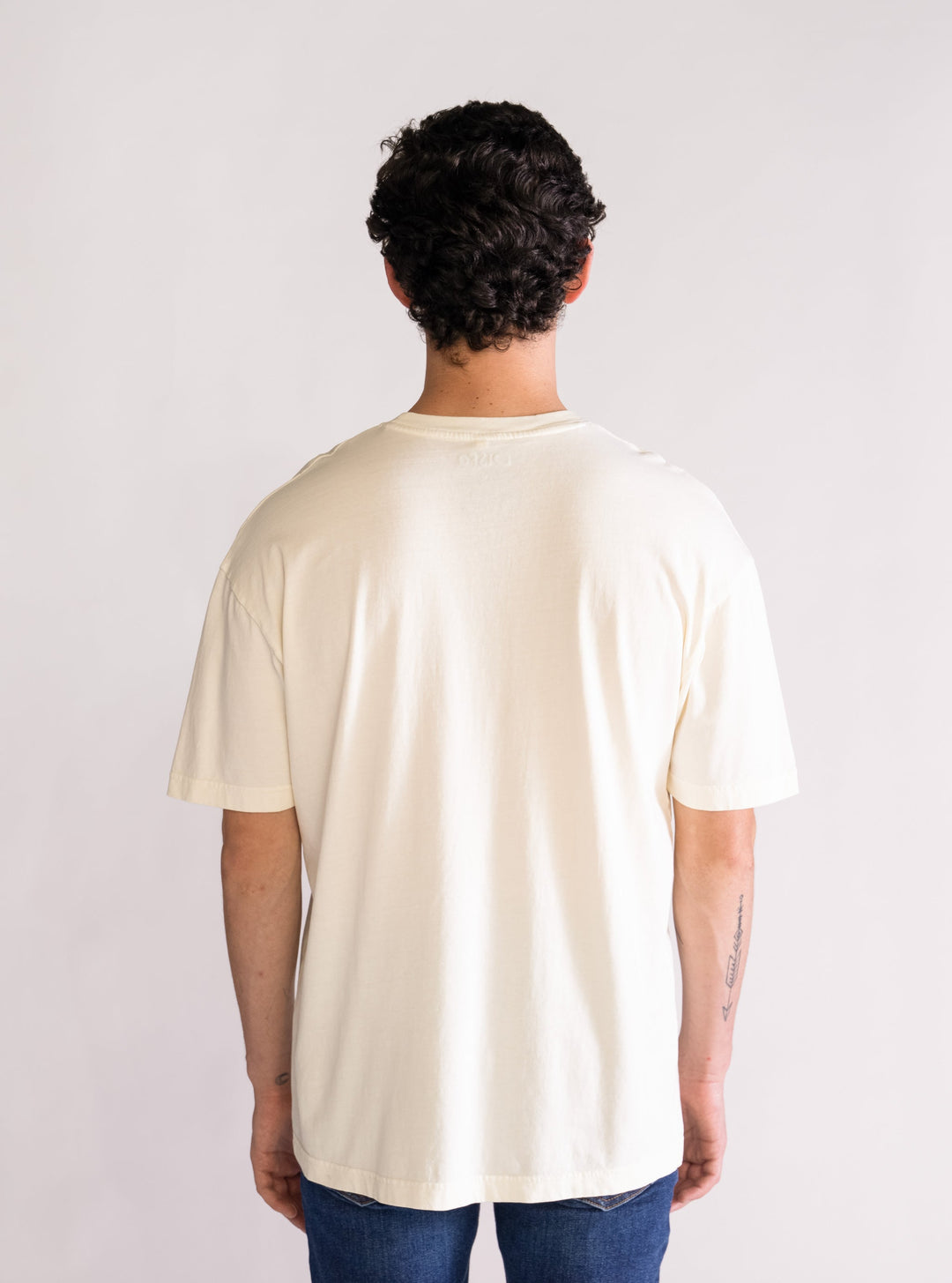 Take A Walk Drop T-Shirt, Natural Beige