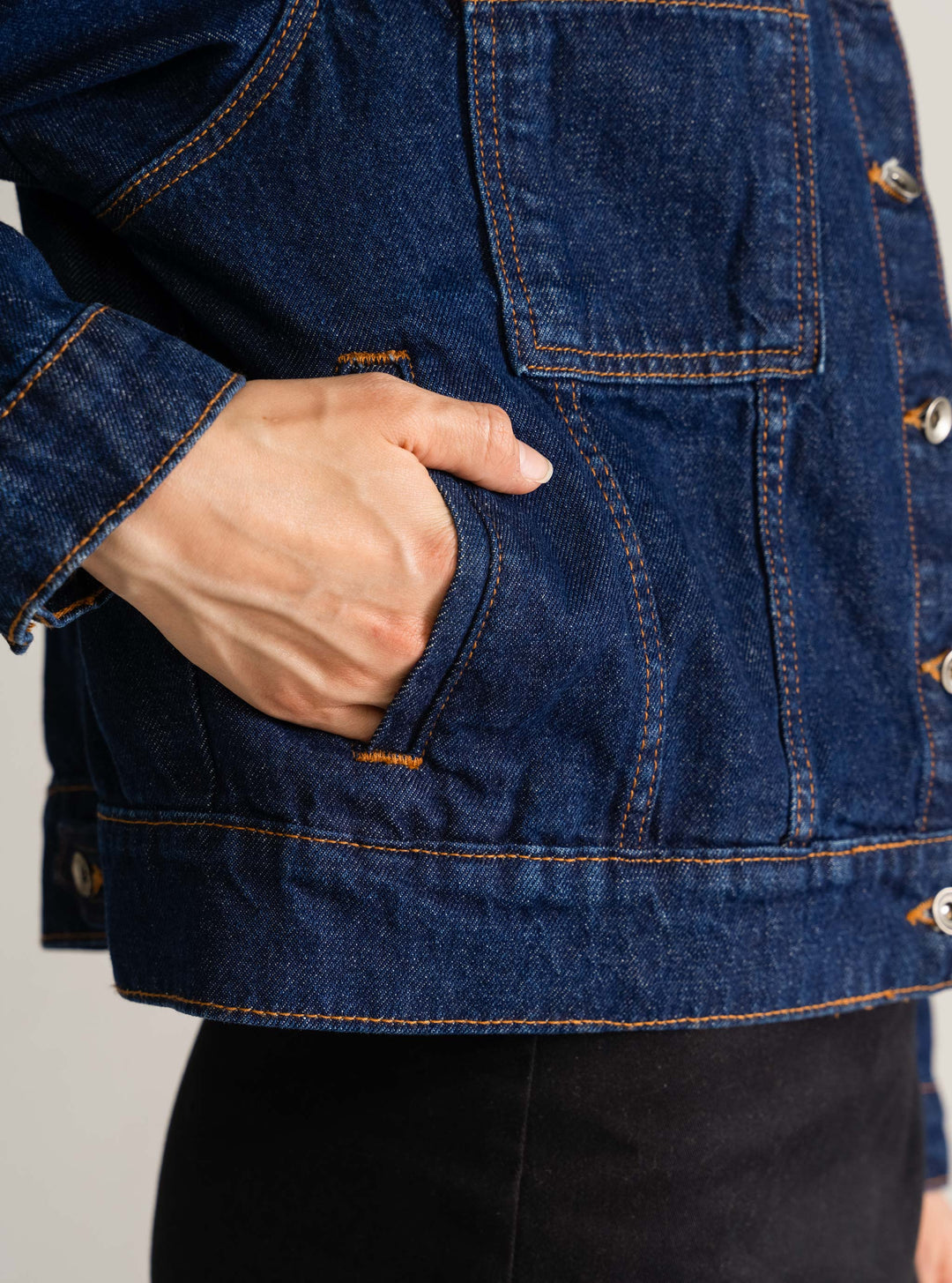 Skyscraper Denim Jacket, Blue