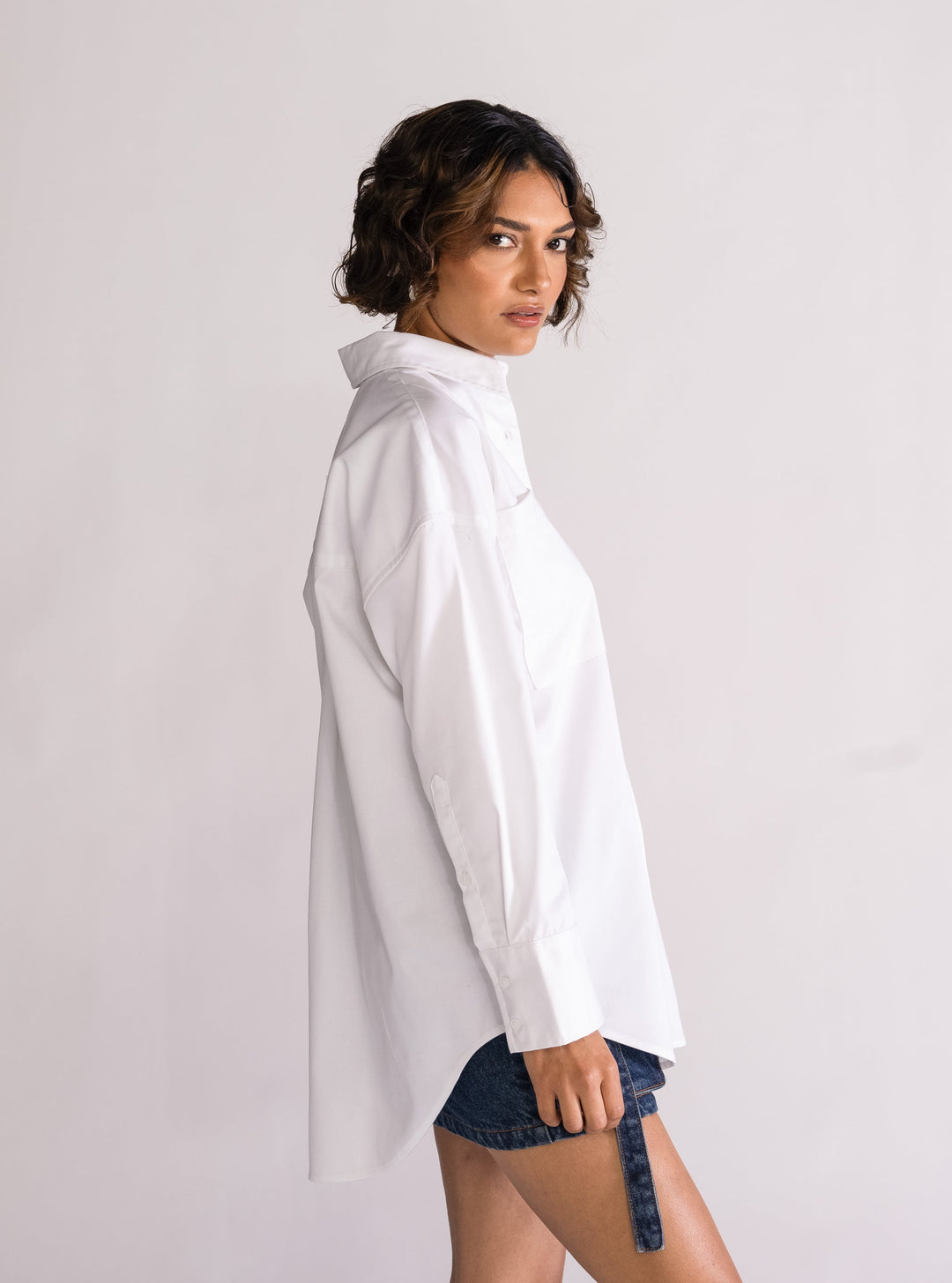 Voyage Voyage Oversize Blouse, White