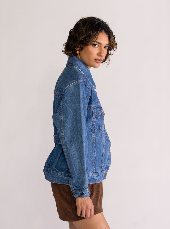 Lunatique Denim Jacket, Blue