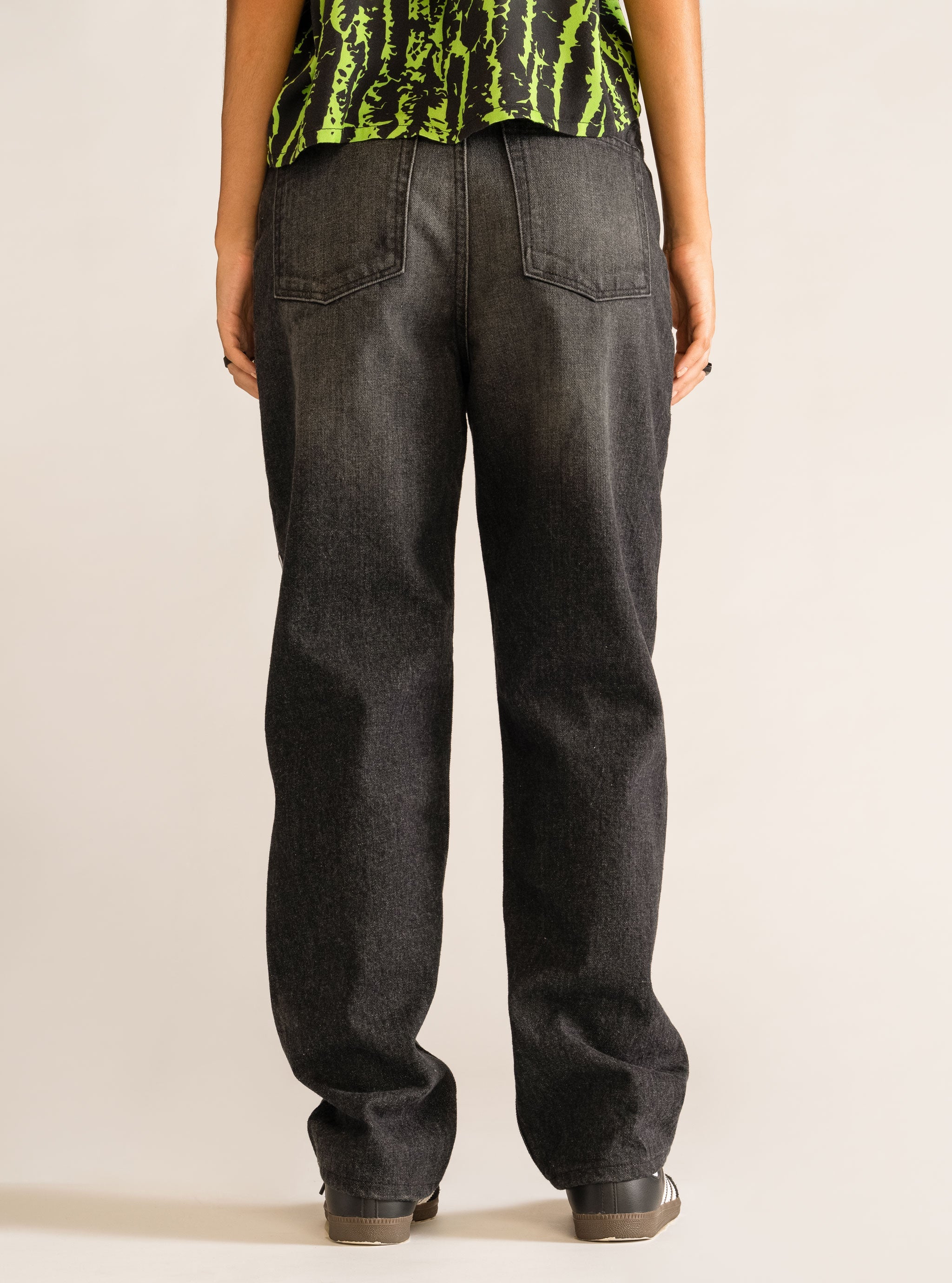 Fever Dream Baggy Jeans, Black – Disfo Shop