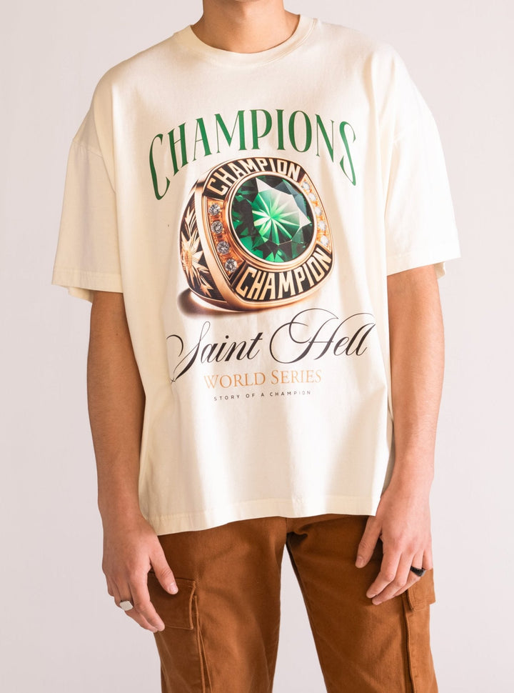 Champions Oversize T-Shirt, Natural Beige