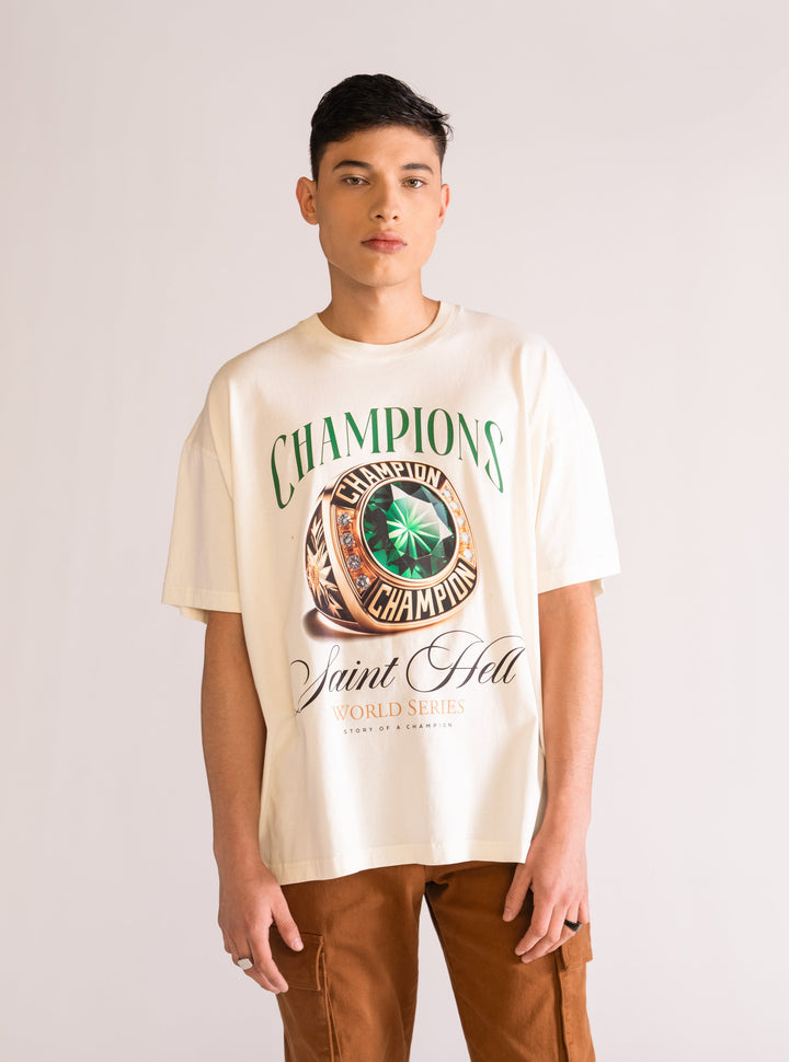 Champions Oversize T-Shirt, Natural Beige