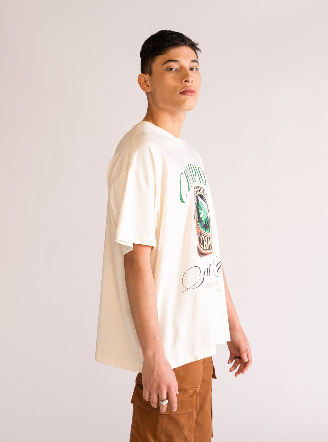 Champions Oversize T-Shirt, Natural Beige