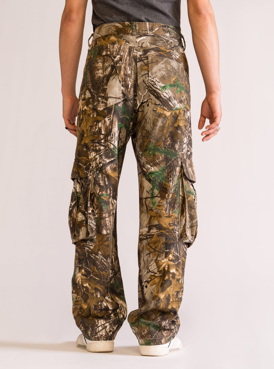 Camo Blush Cargo Pants, Olive Green