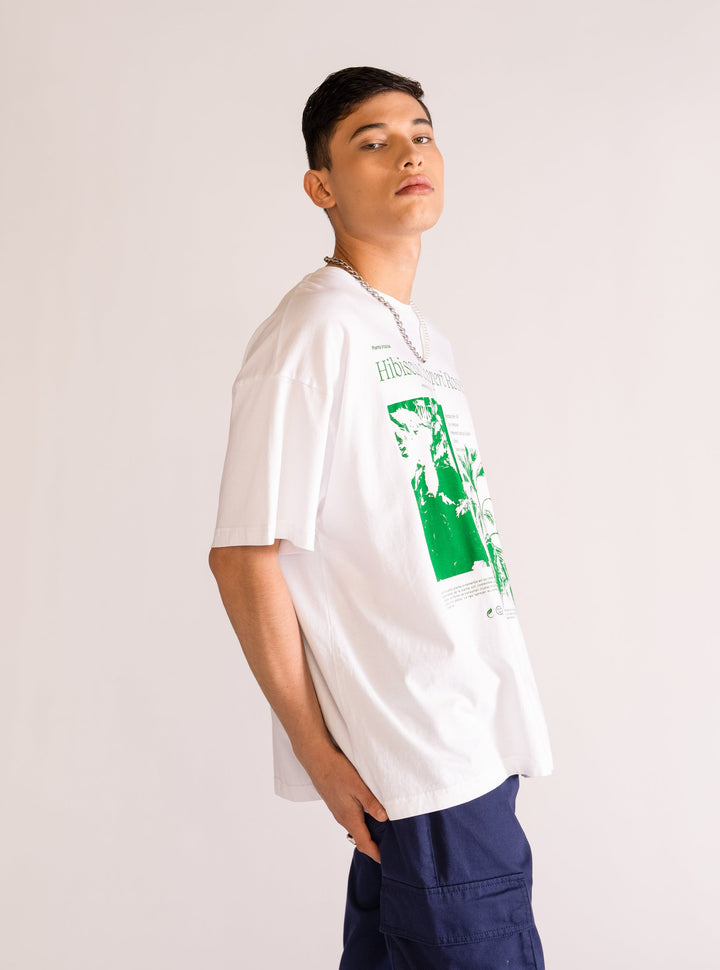 Monstera Lover Oversize T-Shirt, White