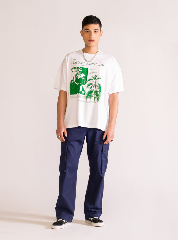 Monstera Lover Oversize T-Shirt, White