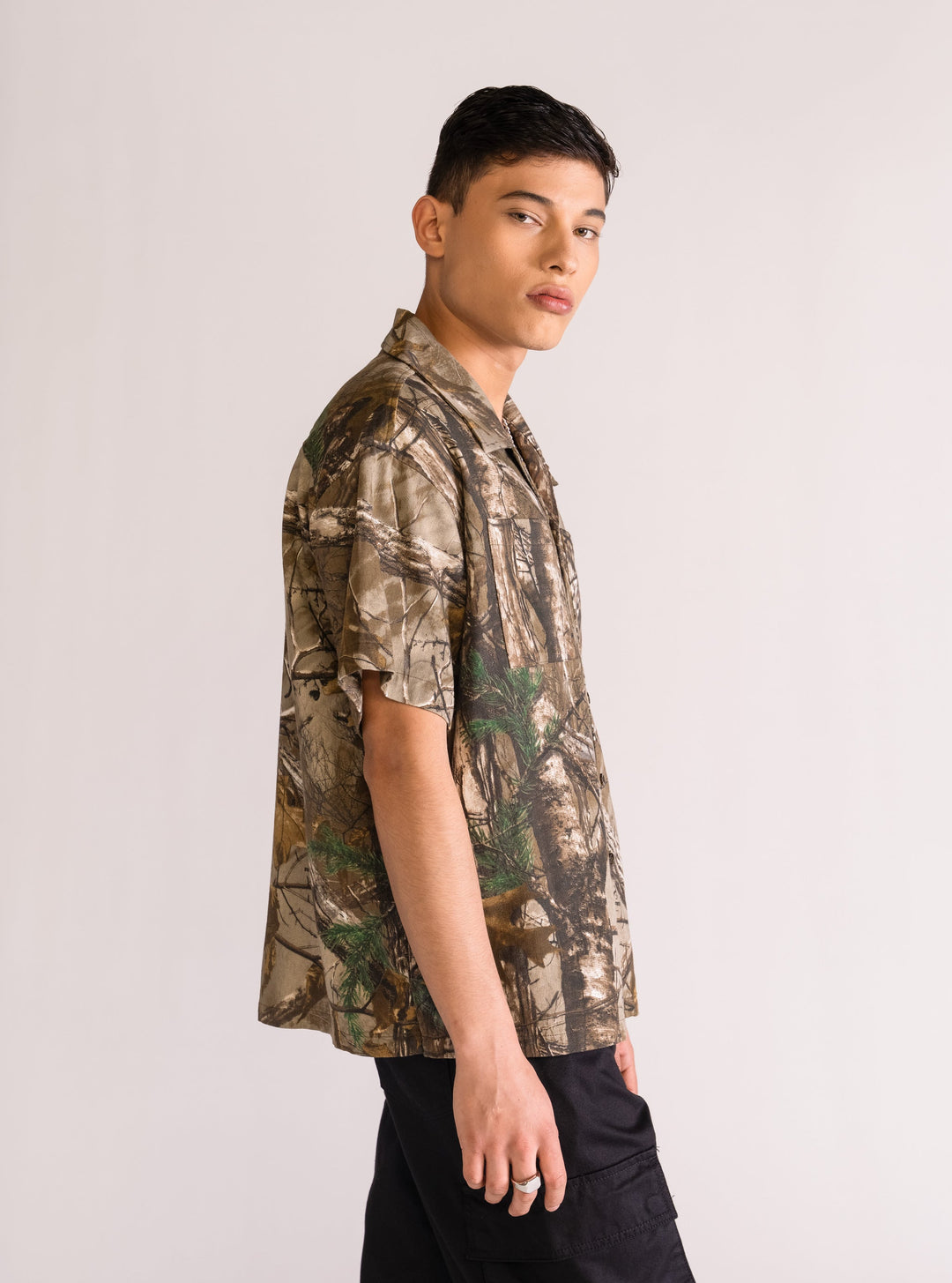 Camo Dimen Shirt , Olive Green