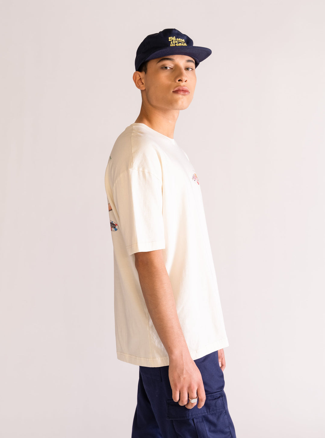 Monte Carlo Drop T-Shirt, Natural Beige