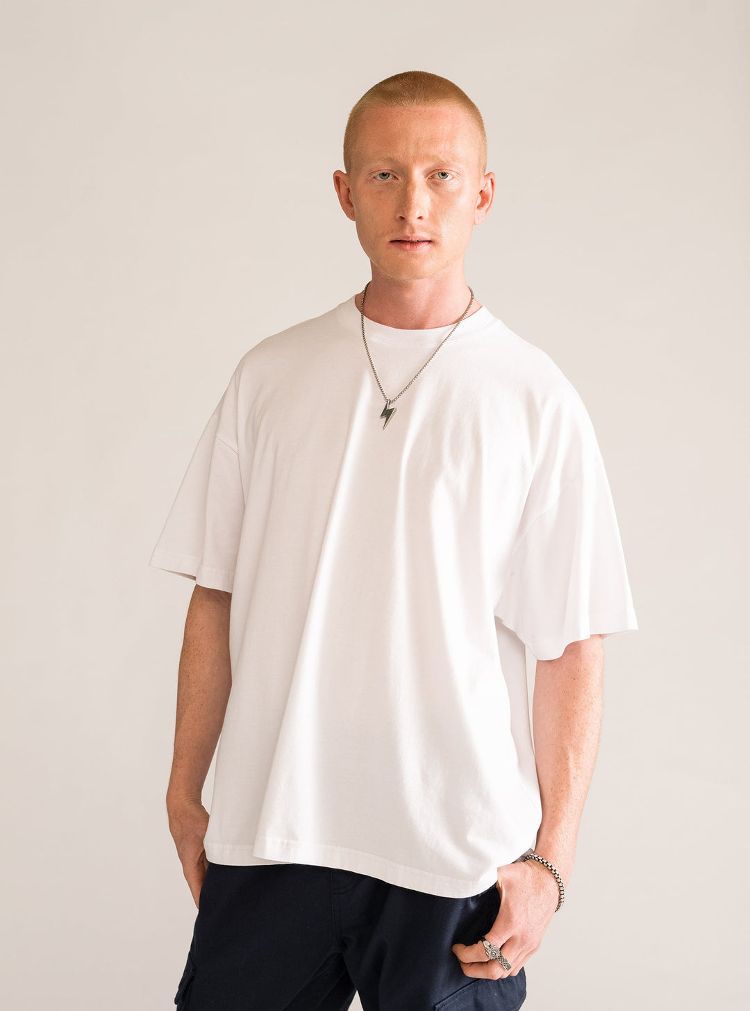 To The Roots Oversize T-Shirt, White