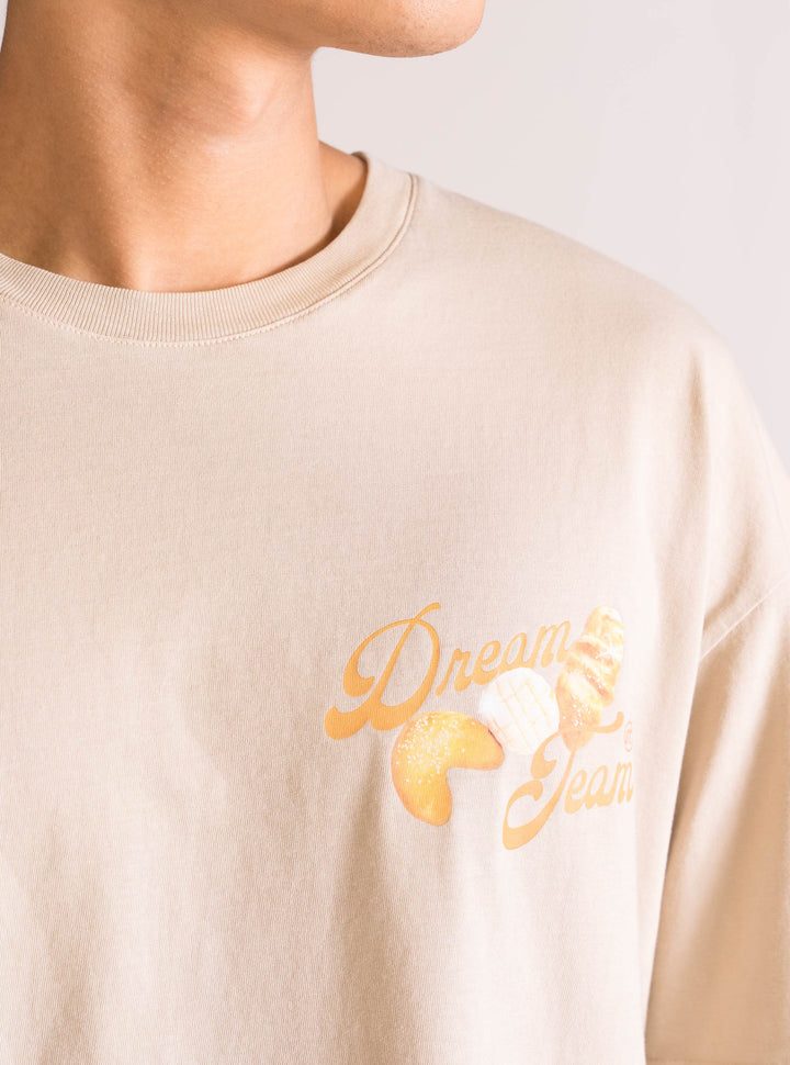 Dream Team Cafecito, Drop Crop T-Shirt, Kaky