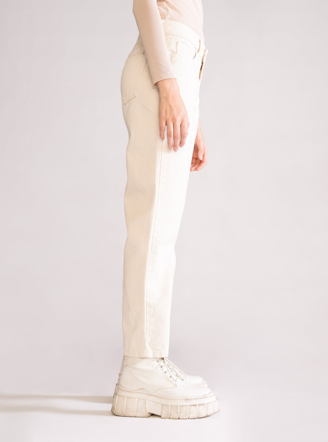 Lightning Slim Jeans, Bone