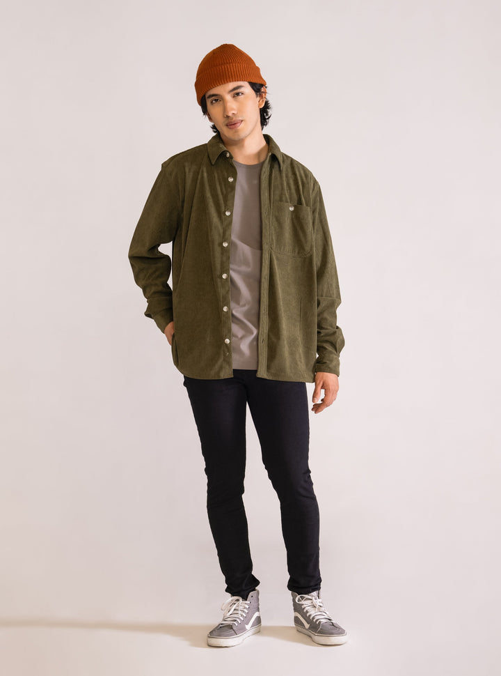 Let's Play Shirt, Olive Green