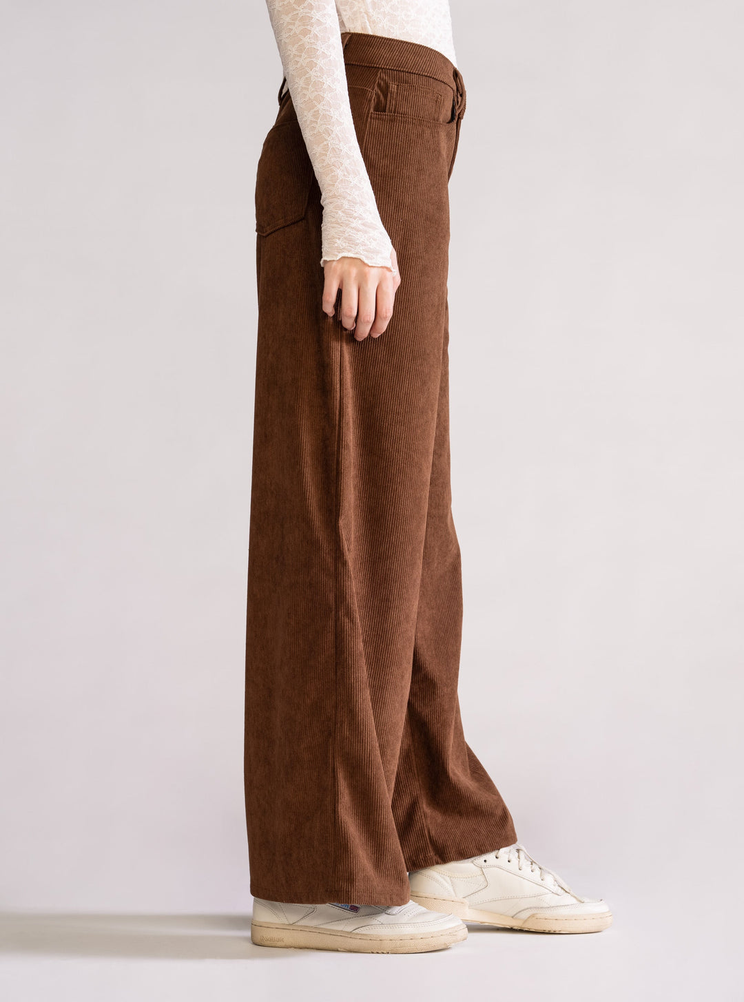 Cedar Tree Wide Leg Pants, Dark Brown