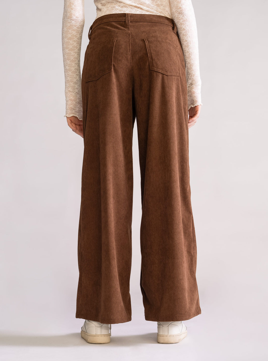 Cedar Tree Wide Leg Pants, Dark Brown