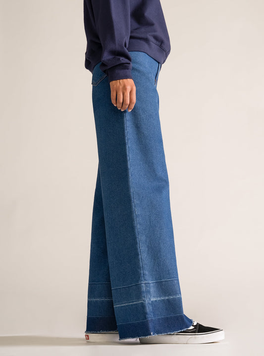 Into The Void Wide Leg Jeans, Light Blue