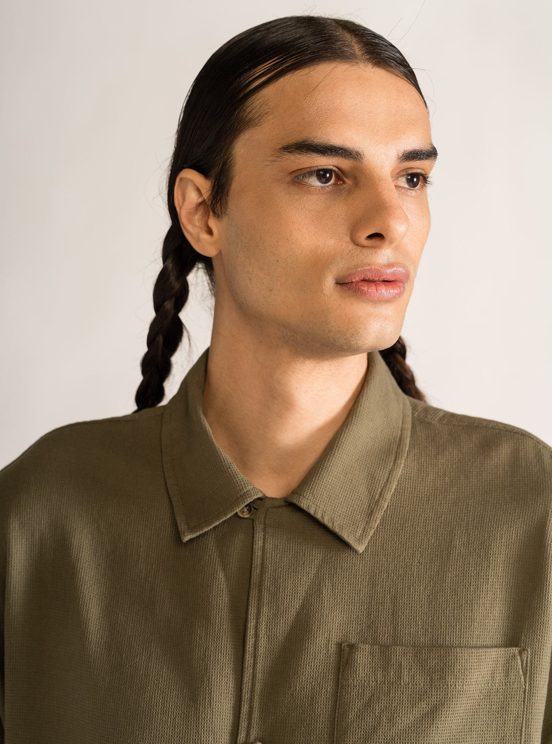 The Guayabera Food and Family, Olive Green