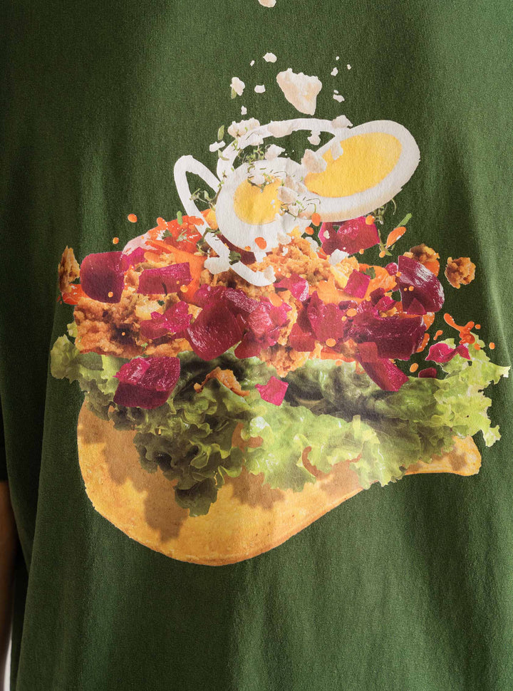 Enchiladas T-shirt, Olive Green