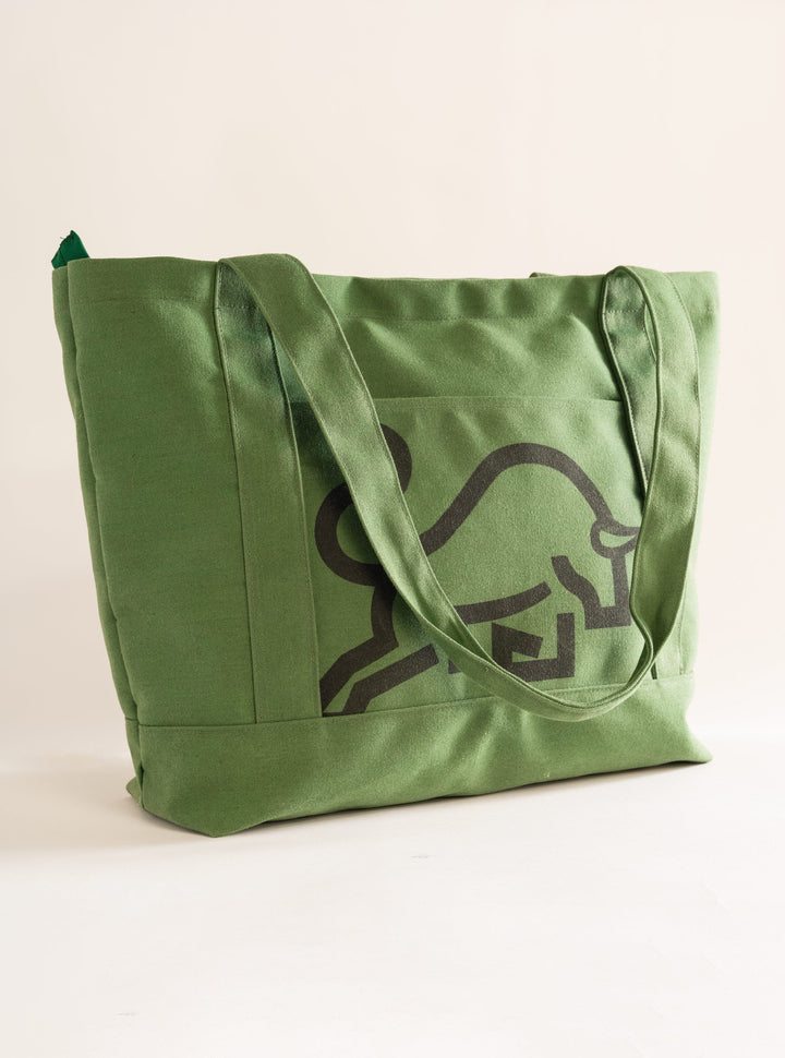 Segovia Tote Bag, Dark Green